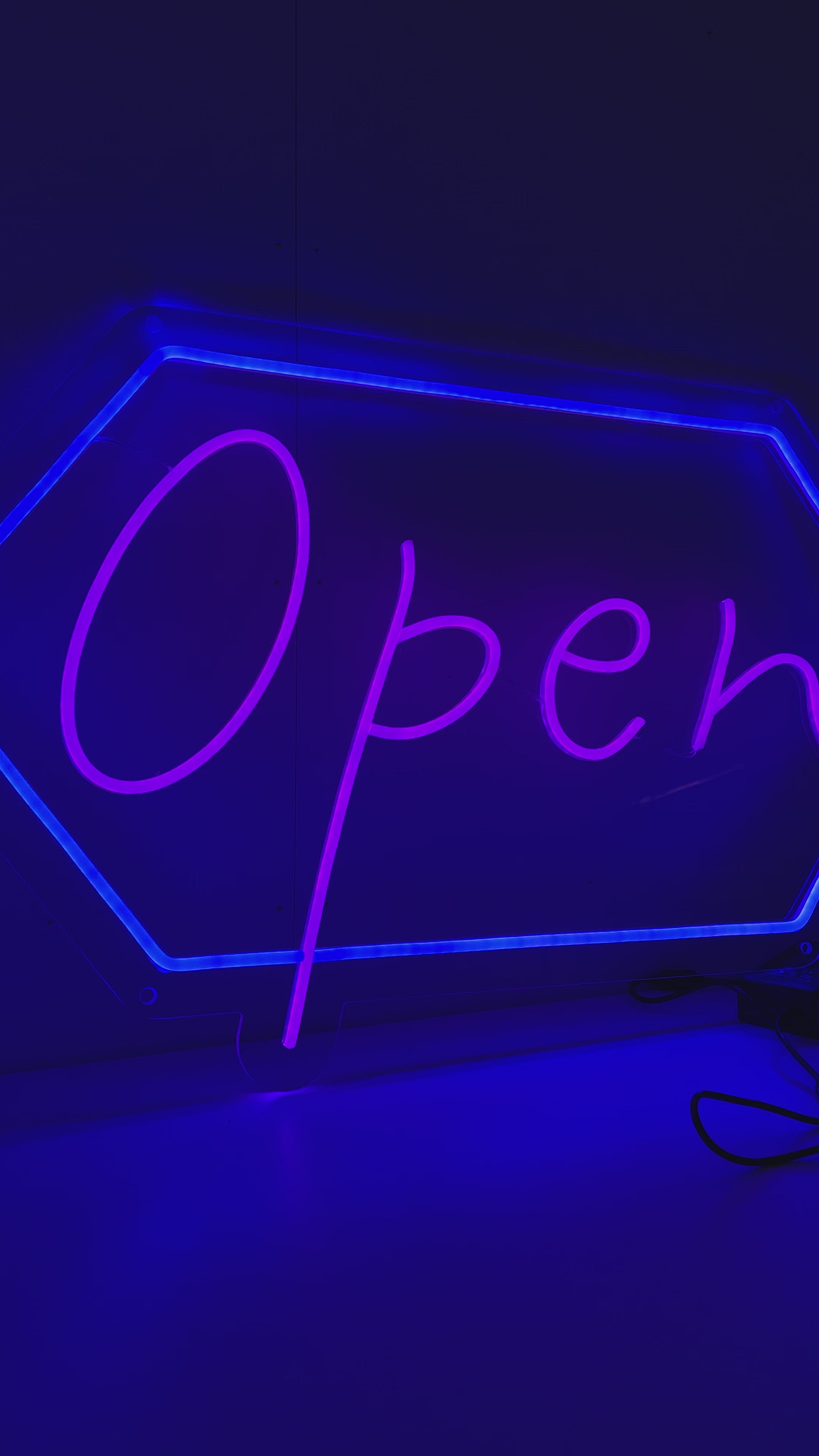Open Neon bord