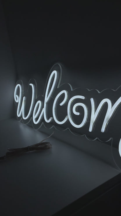 Welcome Neon Sign