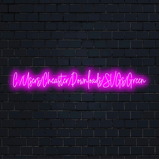 Sz Chenyi Baths Neon Light with bright neon glow on dark brick wall