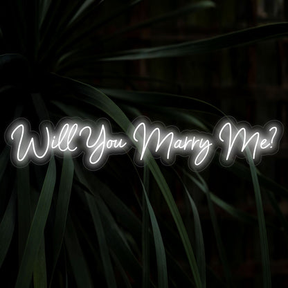 Will You Marry Me LED Neon Sign - The Art Neon